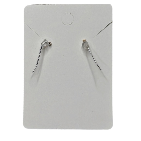 Citrine Coin (AA) and Carnelian 8mm Faceted Beads Earhook Earrings Silver Plate - Picture 4 of 4